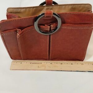 Elegant Brown Leather Women's Bag